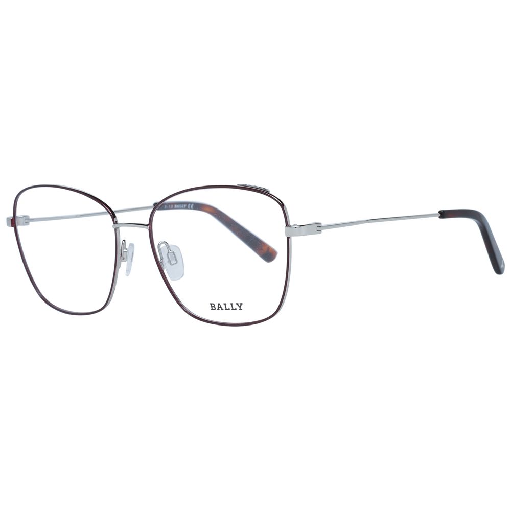 Bally Burgundy Women Optical Frames - ClickThatClicks 