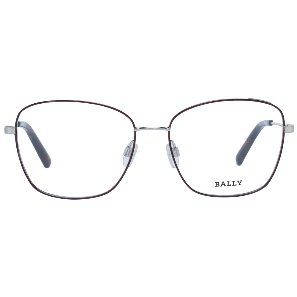 Bally Burgundy Women Optical Frames - ClickThatClicks 