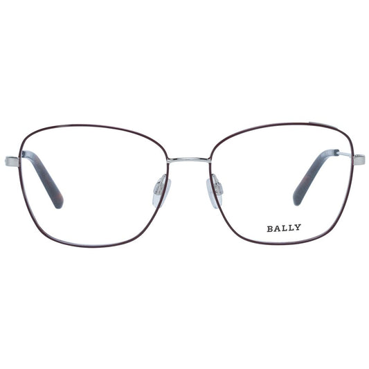 Bally Burgundy Women Optical Frames - ClickThatClicks 