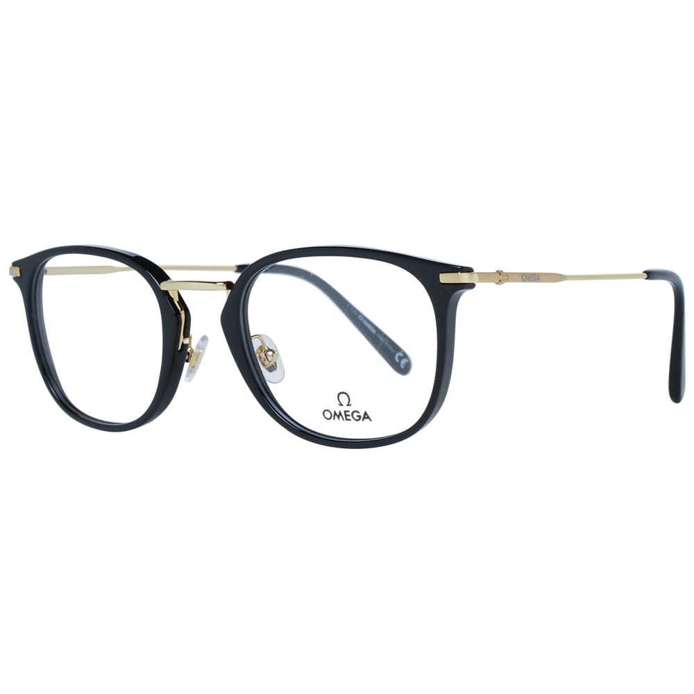 Omega Black Metal & Plastic Glasses (Frames) - ClickThatClicks 