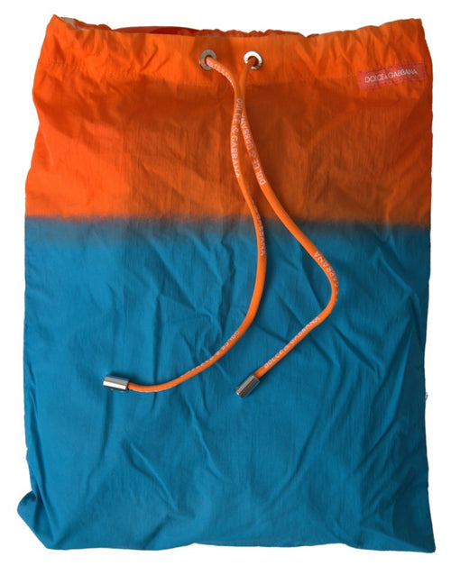 Dolce & Gabbana Orange Blue Gradient Beachwear Swimwear Shorts - ClickThatClicks 