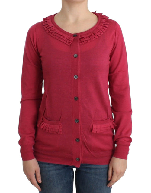 John Galliano Pink wool cardigan - ClickThatClicks 