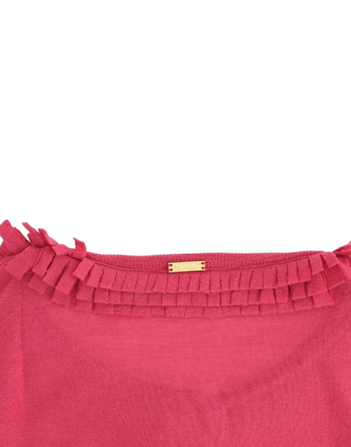 John Galliano Pink wool cardigan - ClickThatClicks 