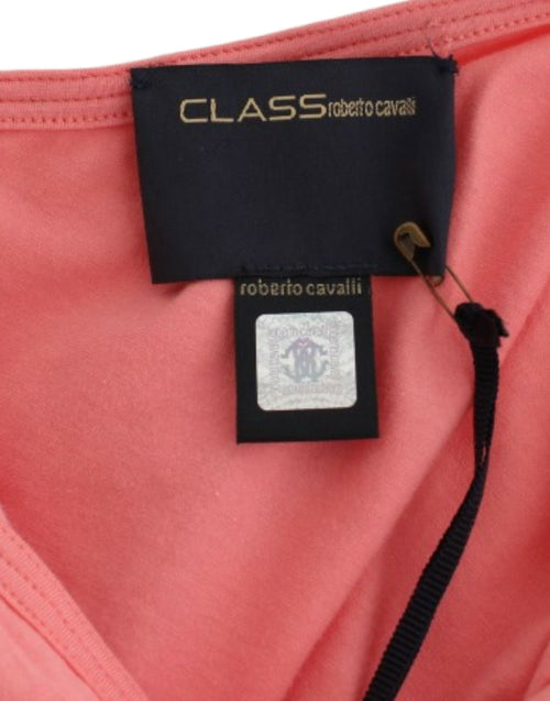 Cavalli Pink cotton tank top - ClickThatClicks 