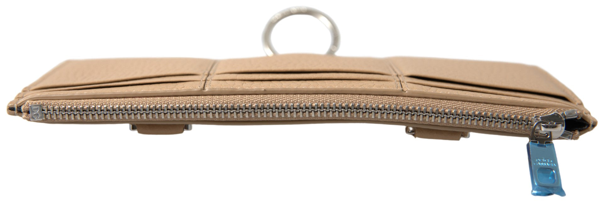 Dolce & Gabbana Beige Leather Shoulder Cardholder Shoulder Strap Wallet - ClickThatClicks 