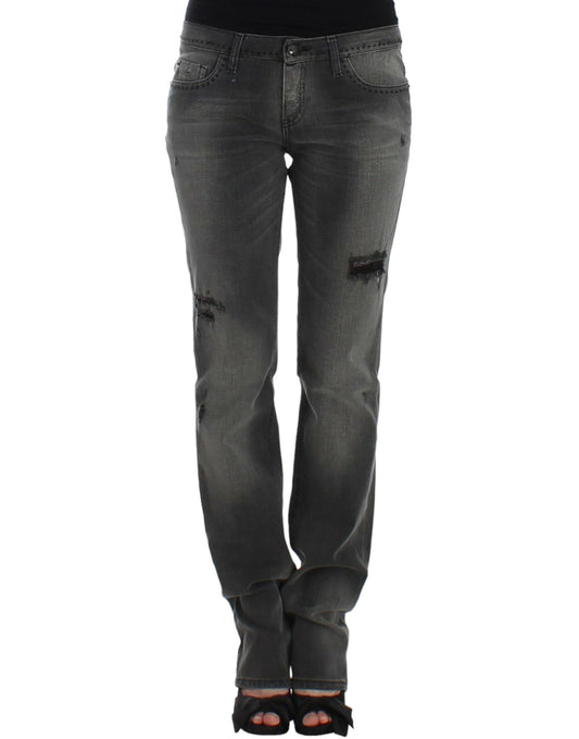 Costume National Gray straight leg jeans - ClickThatClicks 