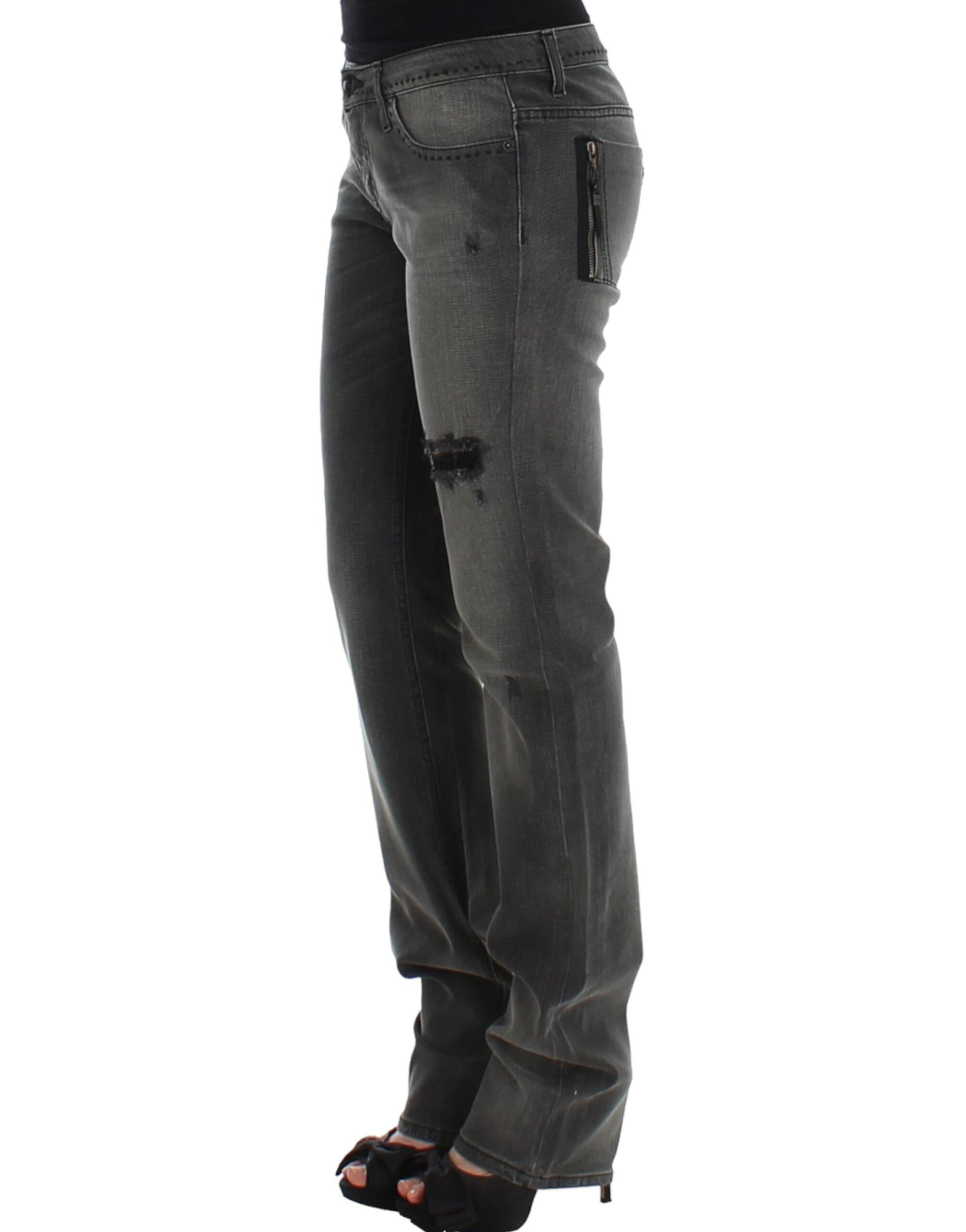 Costume National Gray straight leg jeans - ClickThatClicks 