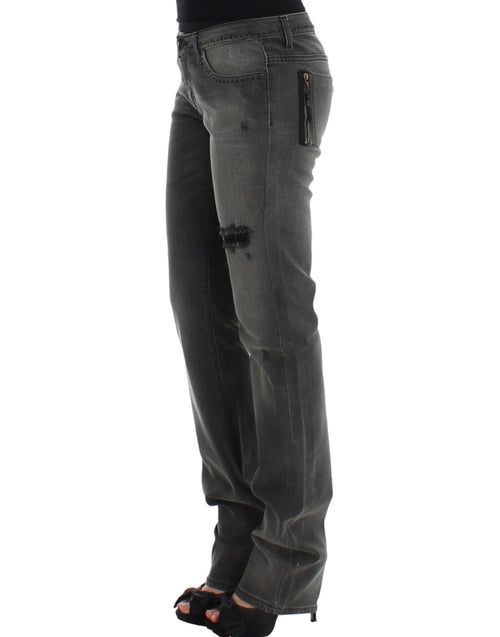 Costume National Gray straight leg jeans - ClickThatClicks 