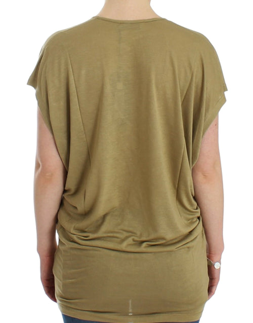 Costume National Green print shortsleeve t-shirt - ClickThatClicks 