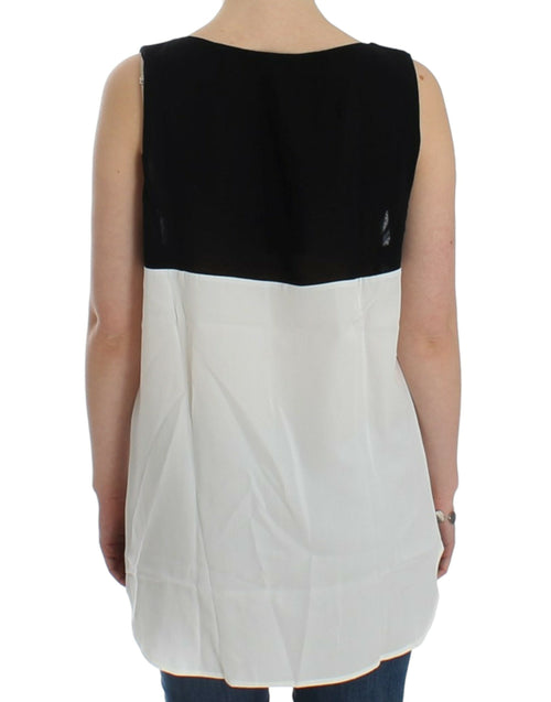 Costume National White sleeveless top - ClickThatClicks 