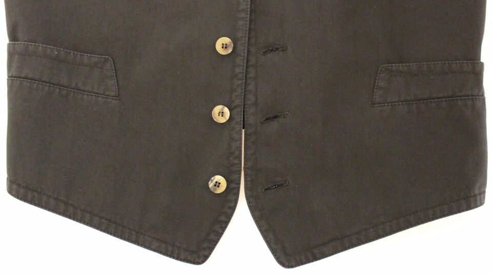 Dolce & Gabbana Black Cotton Blend Dress Vest Gilet - ClickThatClicks 