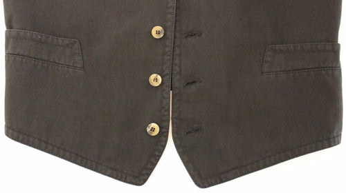 Dolce & Gabbana Black Cotton Blend Dress Vest Gilet - ClickThatClicks 