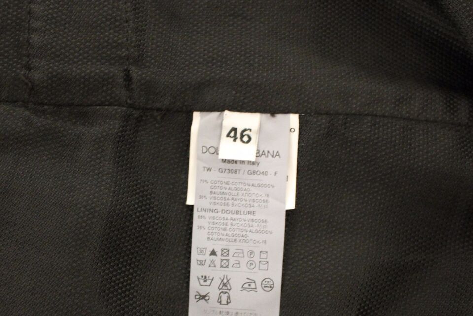 Dolce & Gabbana Black Cotton Viscose Dress Vest Blazer - ClickThatClicks 