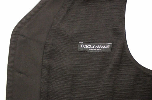 Dolce & Gabbana Black Cotton Viscose Dress Vest Blazer - ClickThatClicks 