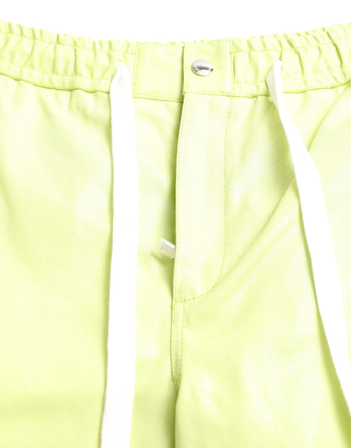 Dolce & Gabbana Light Green Cotton Men Cargo Bermuda Shorts - ClickThatClicks 