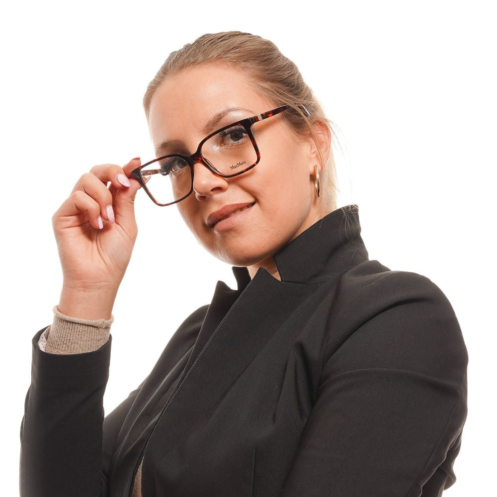 Max Mara Brown Acetate Glasses (Frames) - ClickThatClicks 