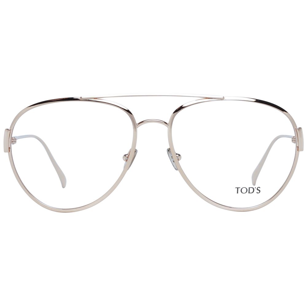 Tod's Gold Metal Glasses (Frames) - ClickThatClicks 