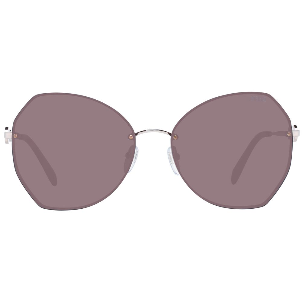 Emilio Pucci Rose Gold Metal Sunglasses - ClickThatClicks 