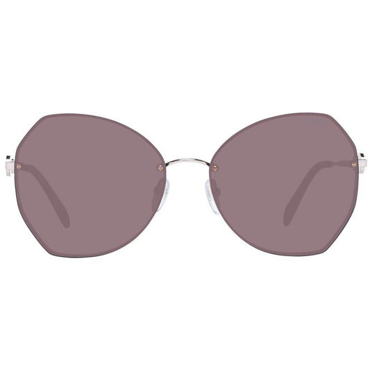 Emilio Pucci Rose Gold Metal Sunglasses - ClickThatClicks 