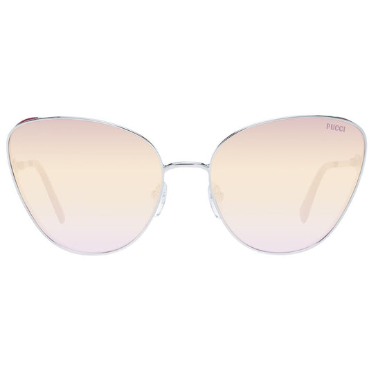 Emilio Pucci Silver Metal Sunglasses - ClickThatClicks 