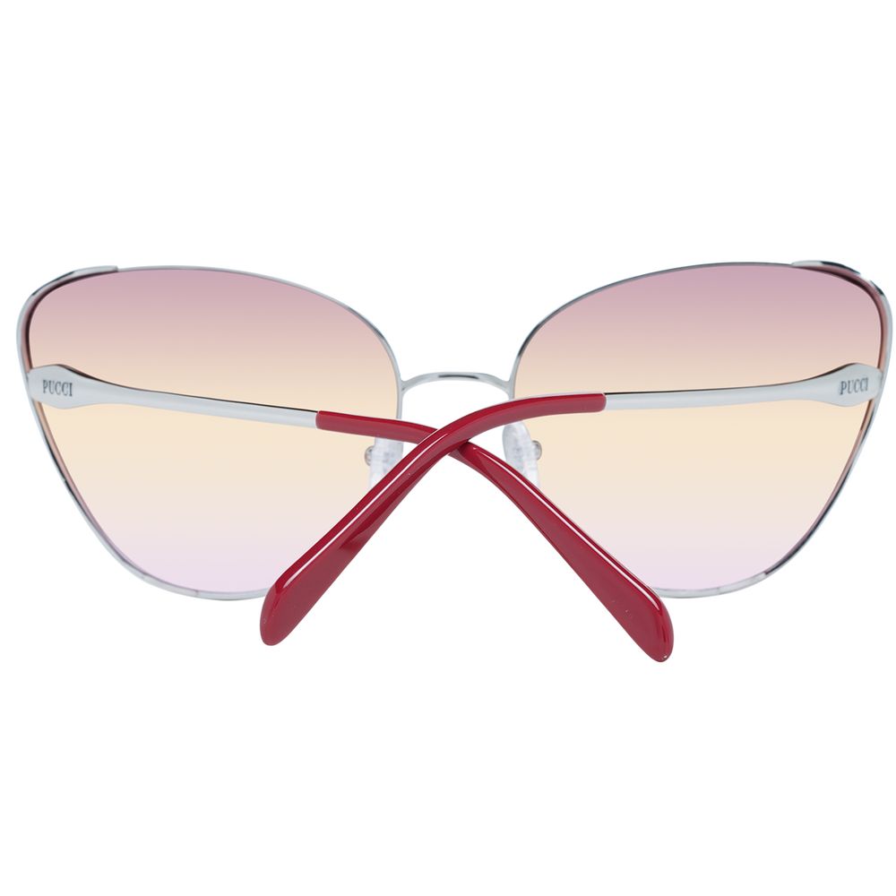 Emilio Pucci Silver Metal Sunglasses - ClickThatClicks 