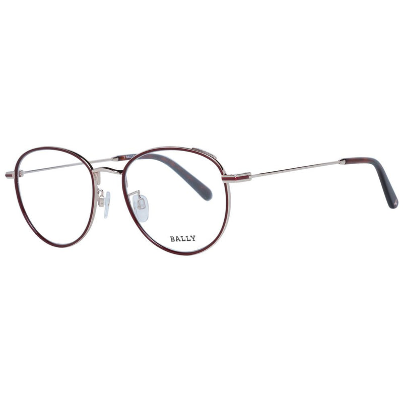 Bally Burgundy Metal Glasses (Frames)