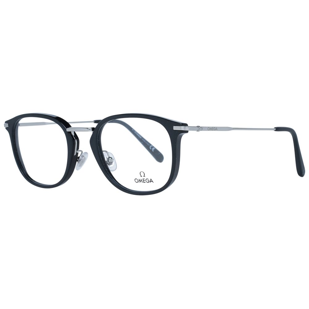 Omega Black Metal & Plastic Glasses (Frames) - ClickThatClicks 