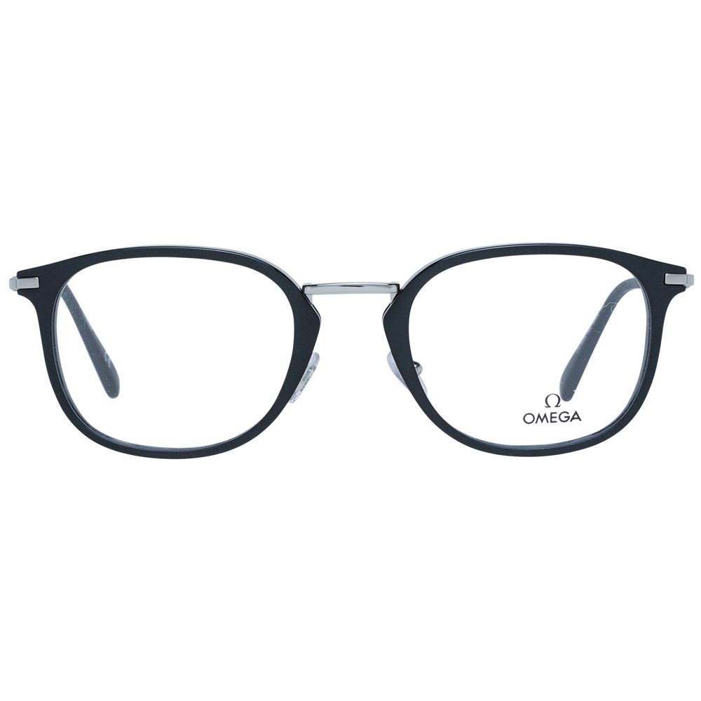 Omega Black Metal & Plastic Glasses (Frames) - ClickThatClicks 