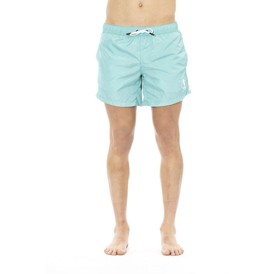 Bikkembergs Light Blue Polyester Men Swimwear - ClickThatClicks 