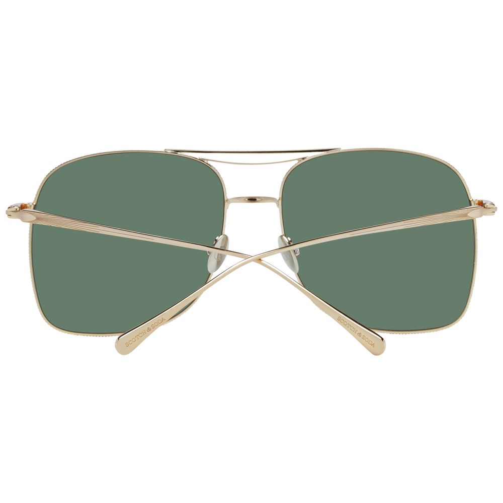 Scotch & Soda Gold Stainless Steel Sunglasses - ClickThatClicks 