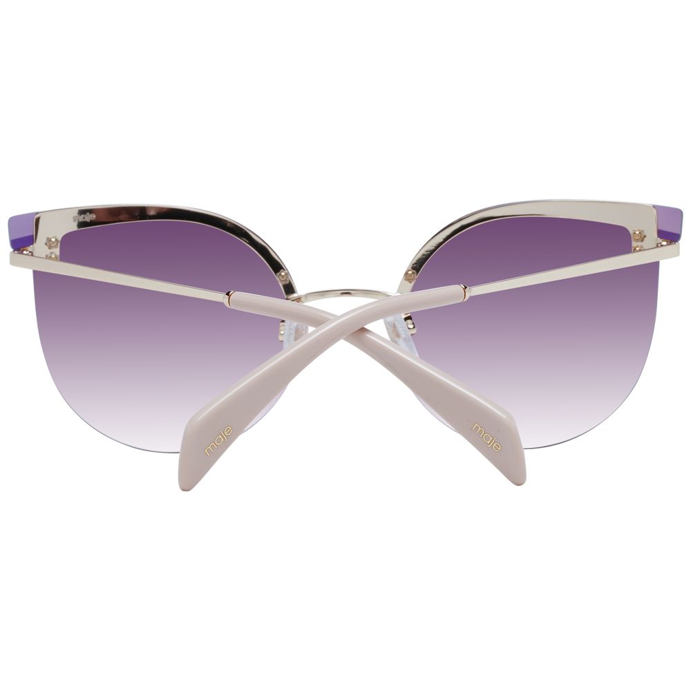 Maje Gold Stainless Steel Sunglasses - ClickThatClicks 