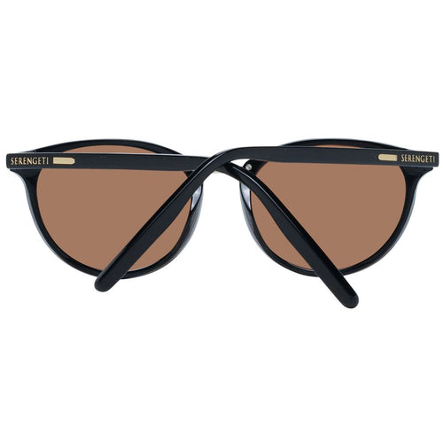 Serengeti Black Acetate & Metal Sunglasses - ClickThatClicks 