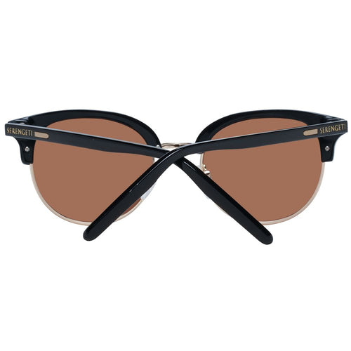 Serengeti Black Acetate & Metal Sunglasses - ClickThatClicks 