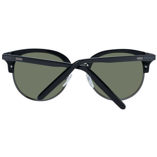 Serengeti Black Acetate & Metal Sunglasses - ClickThatClicks 