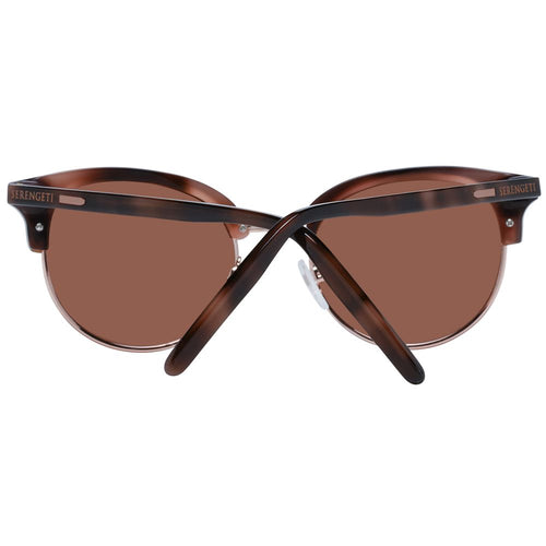 Serengeti Brown Acetate & Metal Sunglasses - ClickThatClicks 