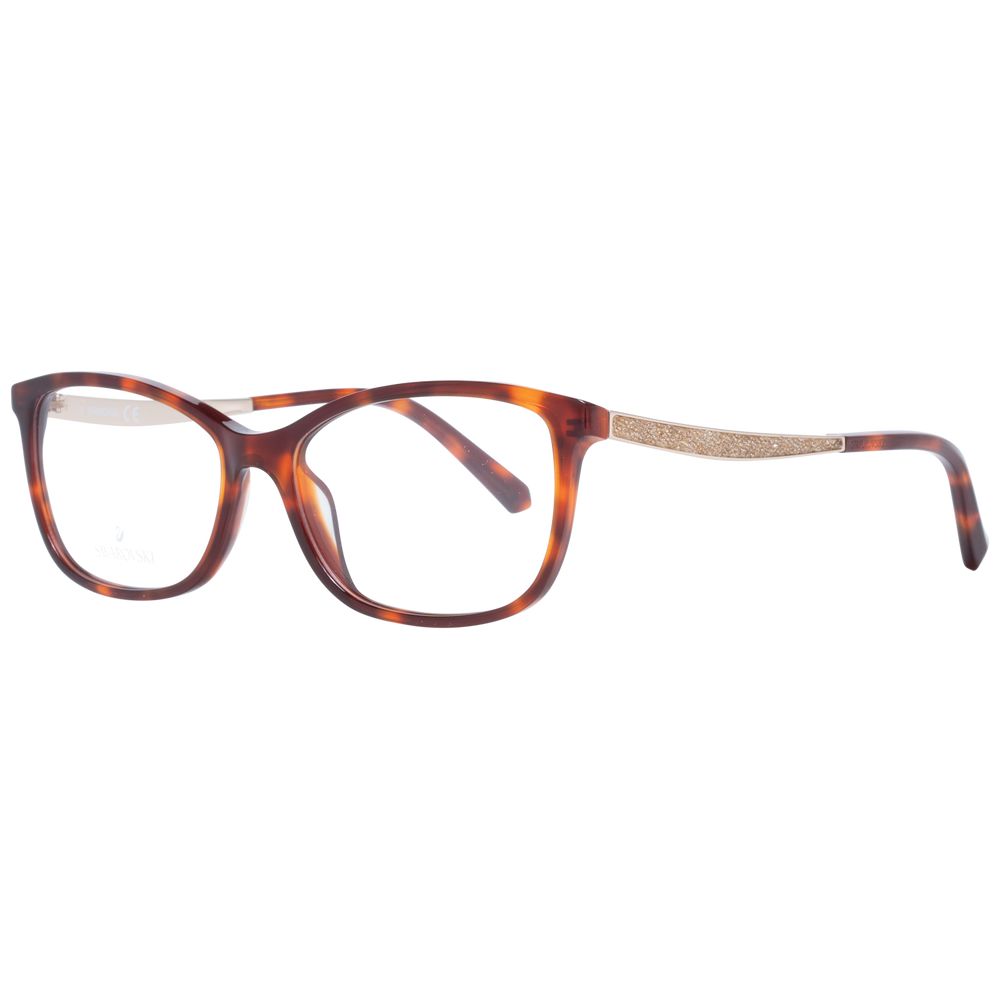 Swarovski Brown Plastic Glasses (Frames) - ClickThatClicks 