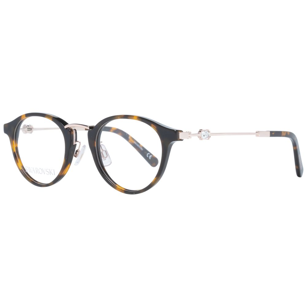Swarovski Brown Plastic Glasses (Frames) - ClickThatClicks 