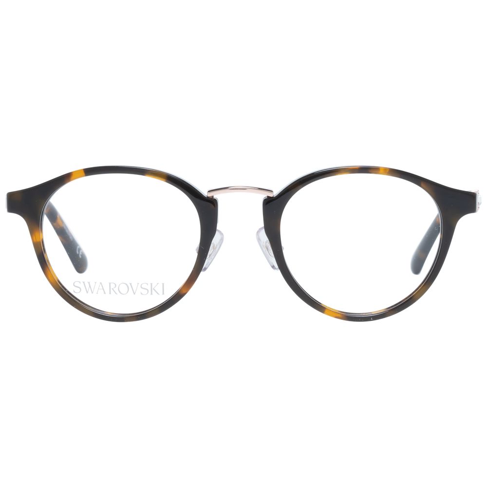 Swarovski Brown Plastic Glasses (Frames) - ClickThatClicks 