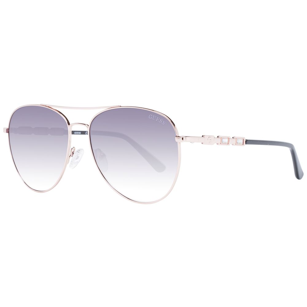 Guess Rose Gold Metal Sunglasses - ClickThatClicks 