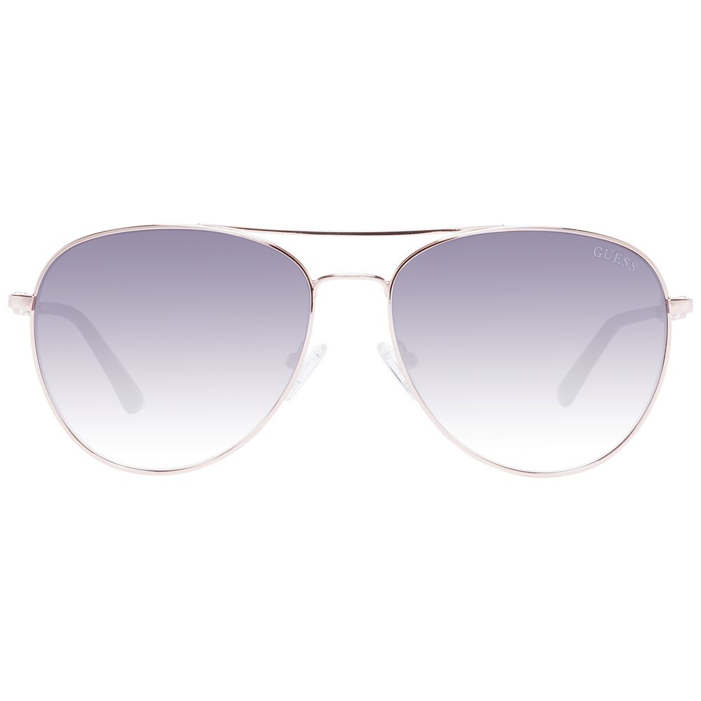 Guess Rose Gold Metal Sunglasses - ClickThatClicks 