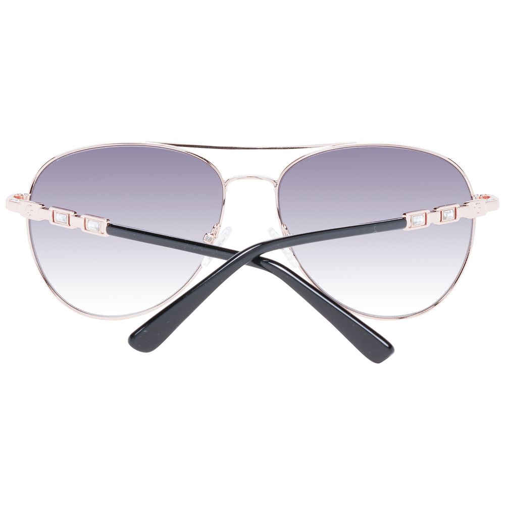 Guess Rose Gold Metal Sunglasses - ClickThatClicks 