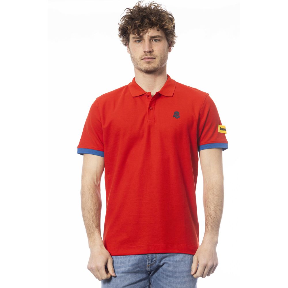 Invicta Red Cotton Men Polo Shirt - ClickThatClicks 
