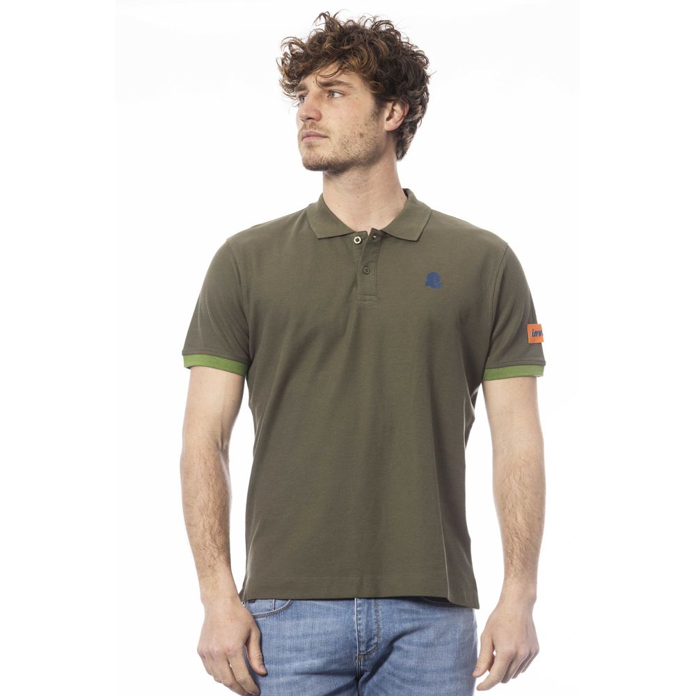 Invicta Green Cotton Men Polo Shirt - ClickThatClicks 