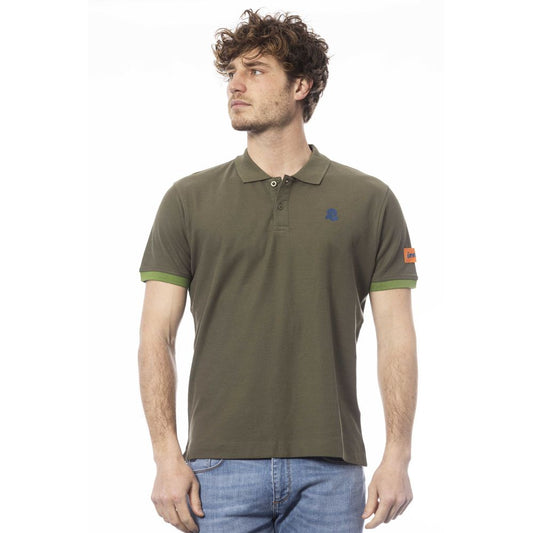 Invicta Green Cotton Men Polo Shirt - ClickThatClicks 