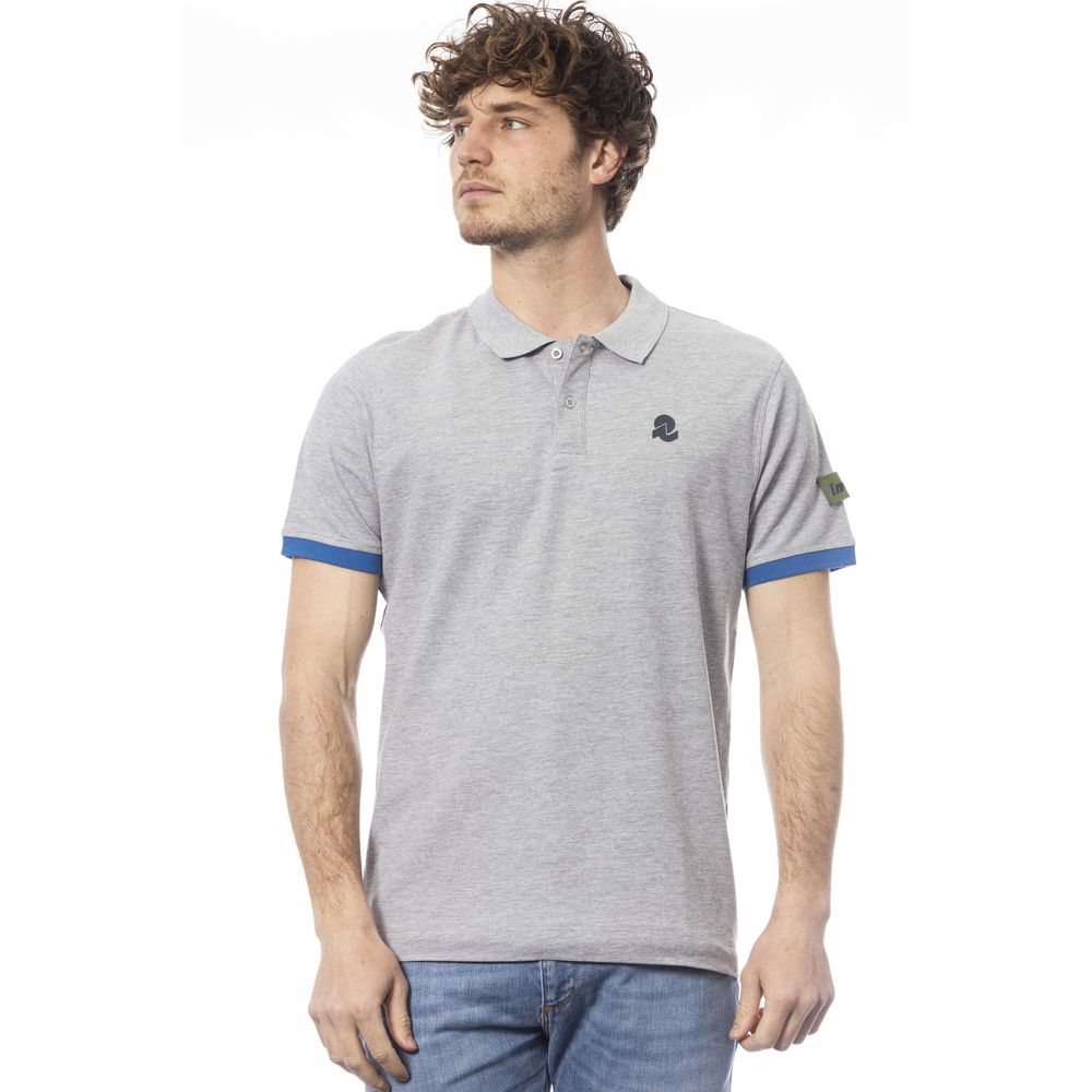 Invicta Gray Cotton Men Polo Shirt - ClickThatClicks 