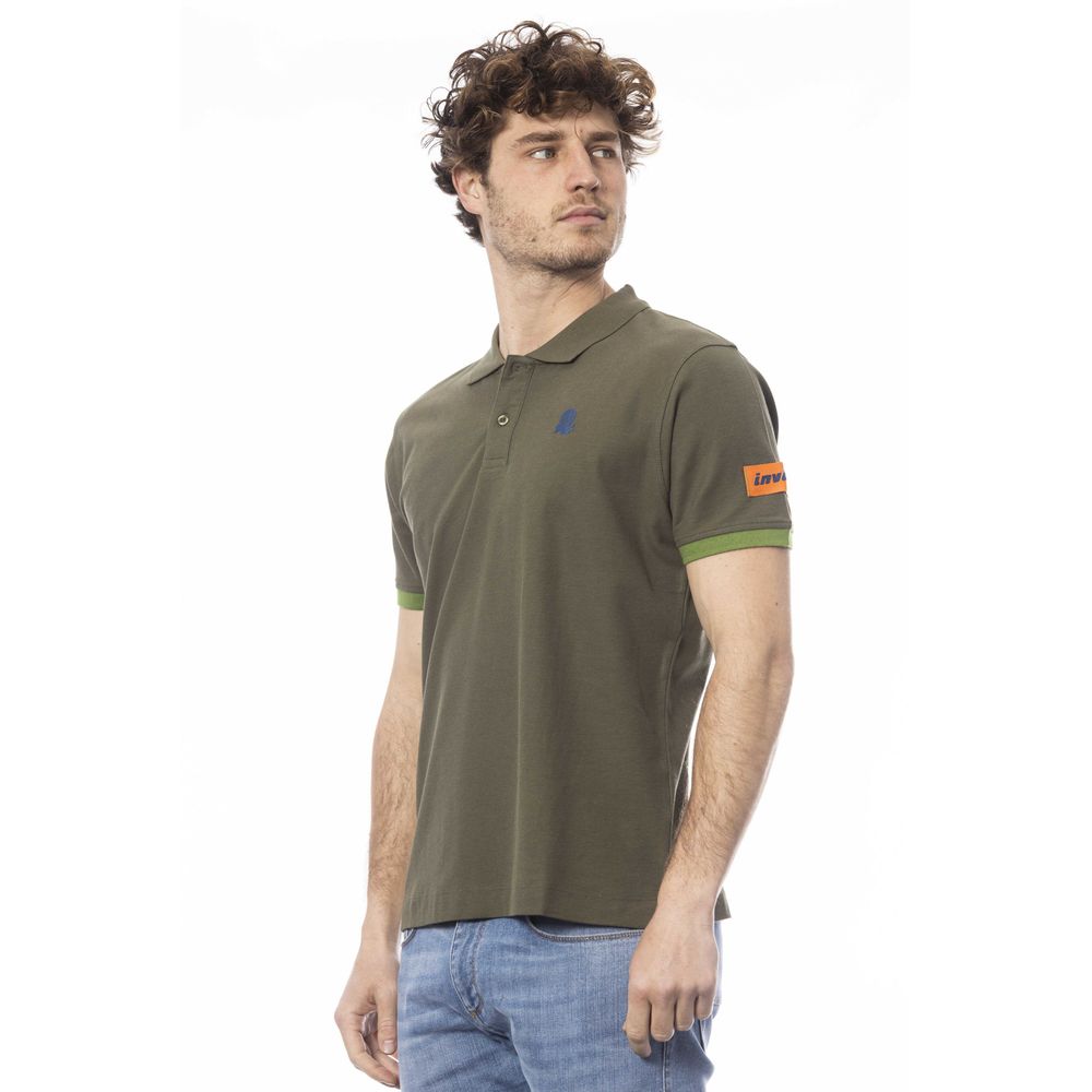 Invicta Green Cotton Men Polo Shirt - ClickThatClicks 