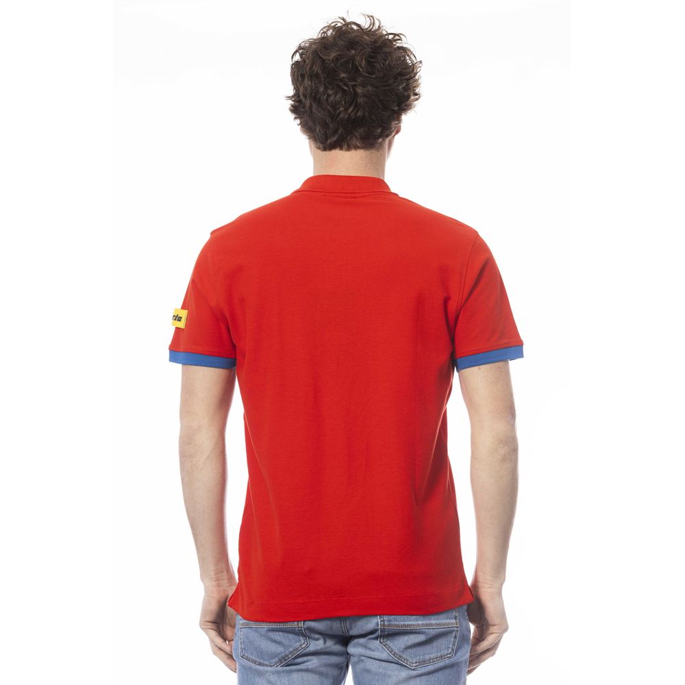 Invicta Red Cotton Men Polo Shirt - ClickThatClicks 