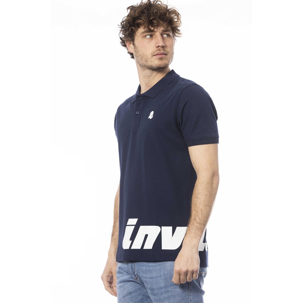 Invicta Blue Cotton Men Polo Shirt - ClickThatClicks 