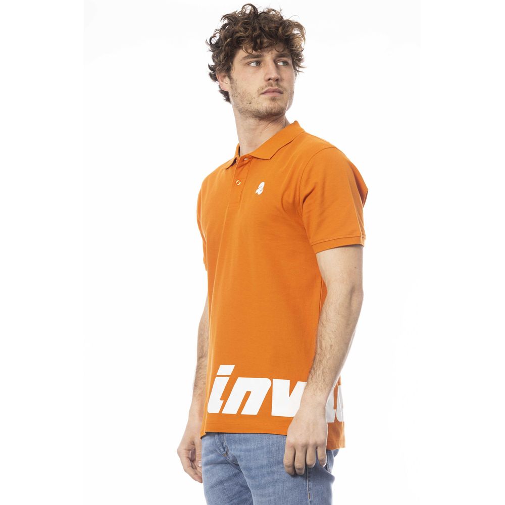 Invicta Orange Cotton Men Polo Shirt - ClickThatClicks 