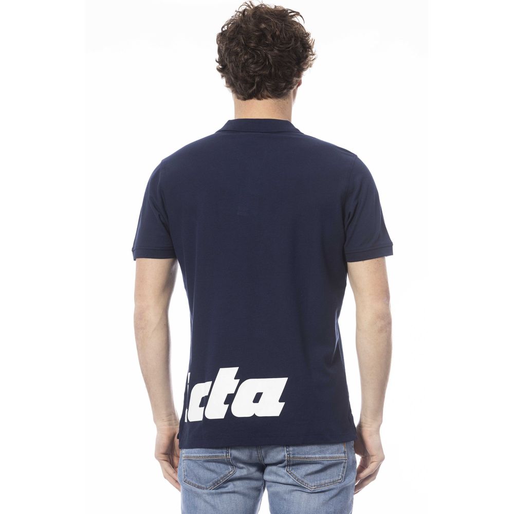 Invicta Blue Cotton Men Polo Shirt - ClickThatClicks 